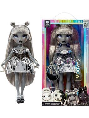 Rainbow High Shadow High Luna Madison 11" Fashion Doll Grayscale Silver NIB